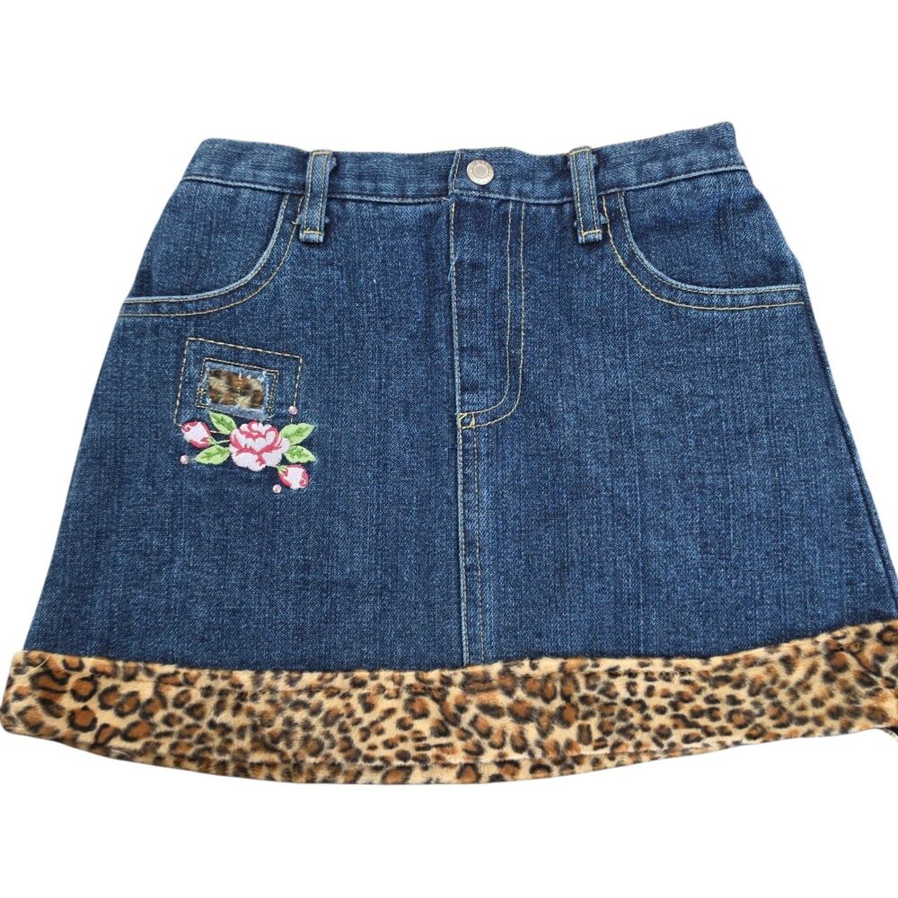 Lil Jellybean JB Kids Girls Denim Skirt Jacket Outfit Size 5 Boutique Deadstock - Picture 11 of 12